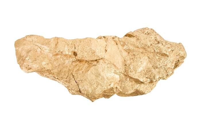 Boulder Shelf, Gold Leaf, LG — LG, Gold Leaf
