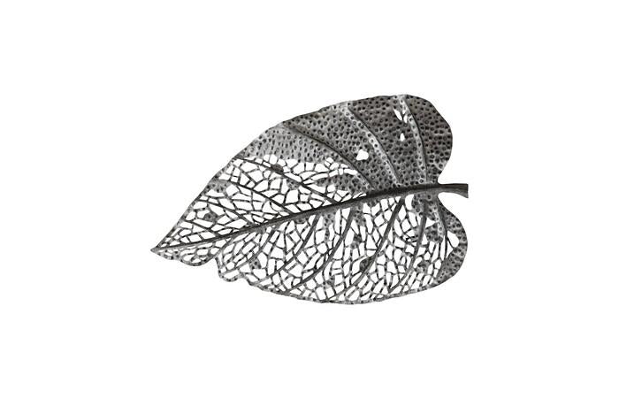 Birch Leaf Wall Art — SM, Silver