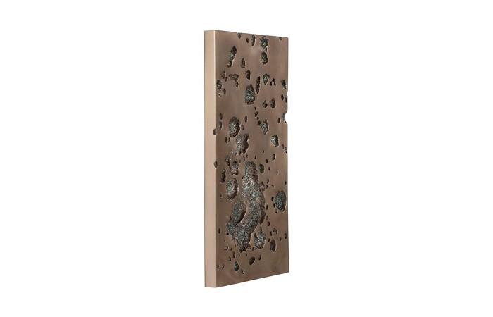 Splotch Wall Art, Rectangle, Bronze Finish — view 2