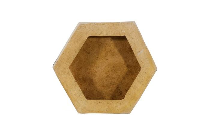 Hexagon Wall Tiles, Set of 3, Roman Stone — view 4