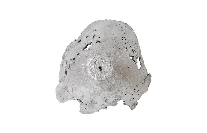 Semi-Perforated Splash Bowl Wall Art, Silver Leaf — view 3