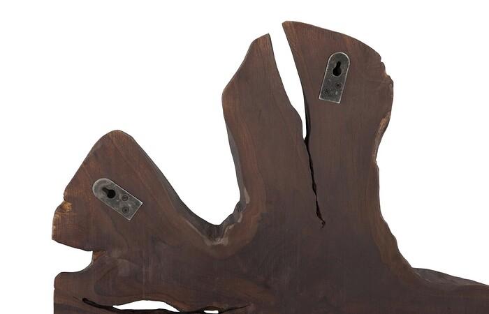 Freeform Teak Wall Slice — view 20