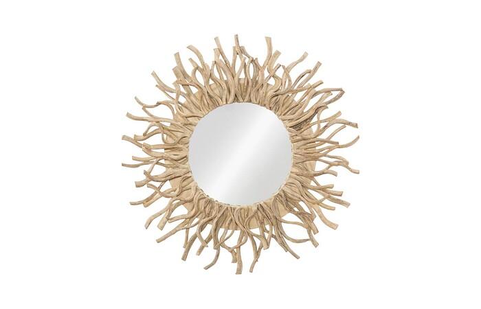 Radial Vine Mirror — One Size, As Shown
