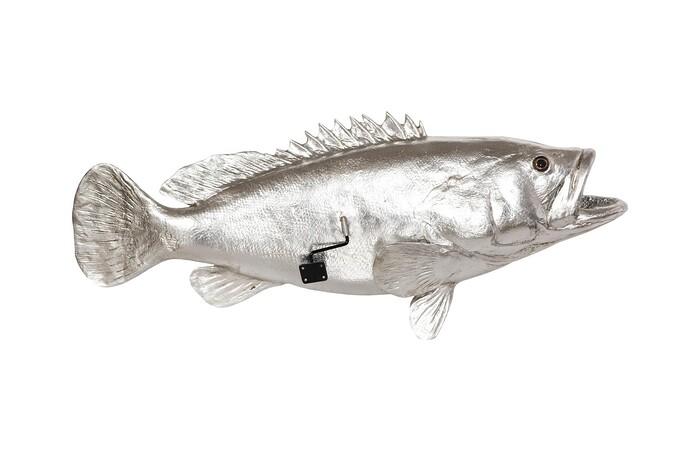Estuary Cod Fish Wall Sculpture, Resin — view 3
