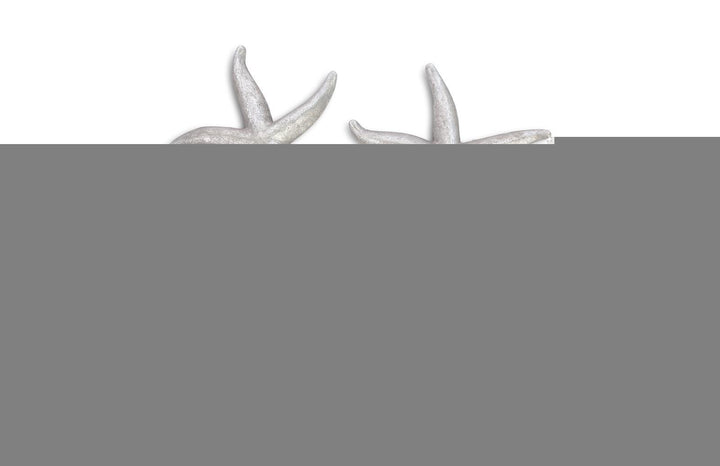 Starfish, Set of 4 — LG, Silver Leaf