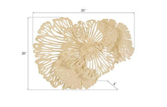 Flower Wall Art, Metal — view 41