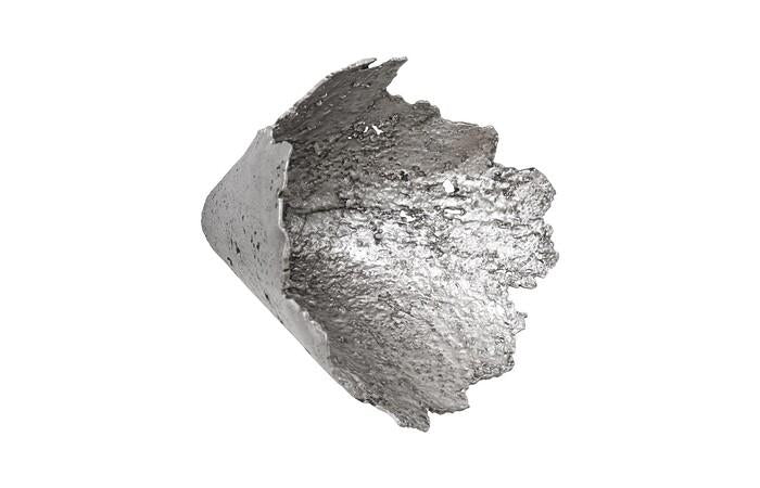 Jagged Splash Bowl Wall Art, Silver Leaf — One Size, Silver Leaf