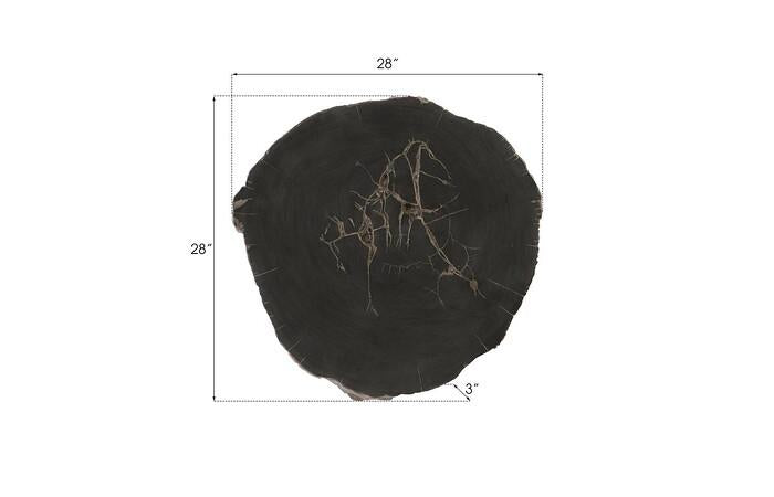 Cast Petrified Wood Wall Tile, Resin — view 13