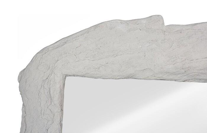 Stratified Rectangle Mirror, Roman Stone — view 4