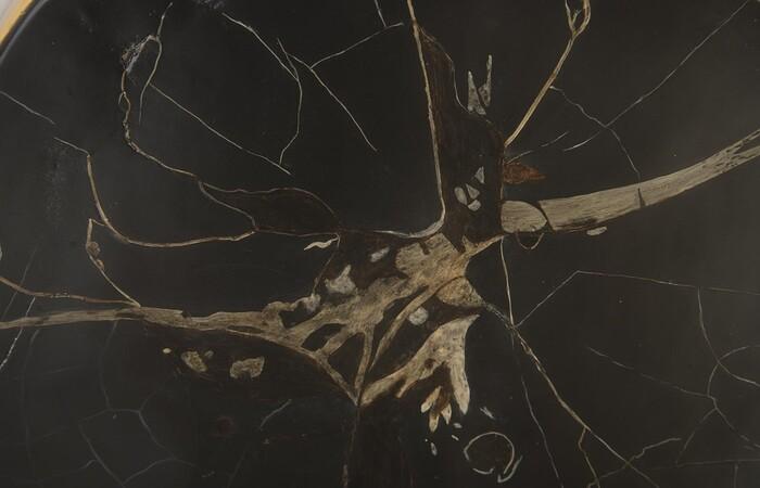 Cast Petrified Wood Wall Tile, Resin — view 6