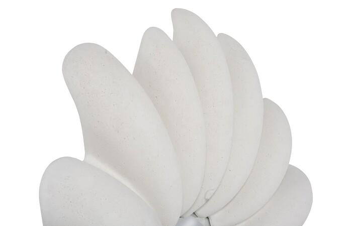 Radial Shell Mirror, White Stone — view 4