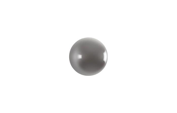 Ball on the Wall — Extra Small, Polished Aluminum Finish