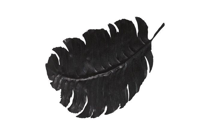Feather Wall Decor, Metal — view 7