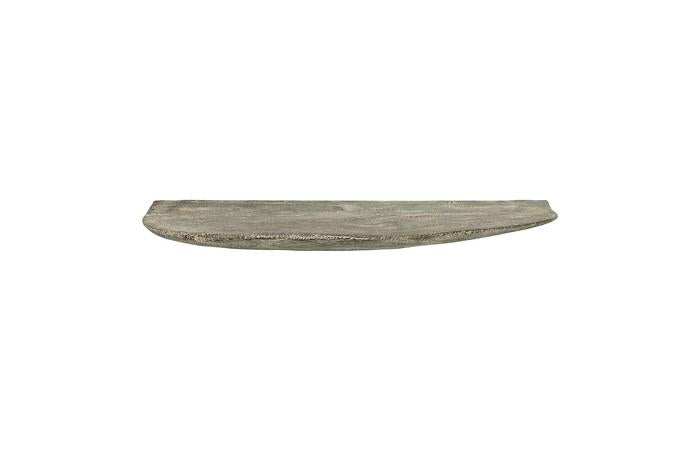 Floating Wall Shelf — Small, Gray Stone