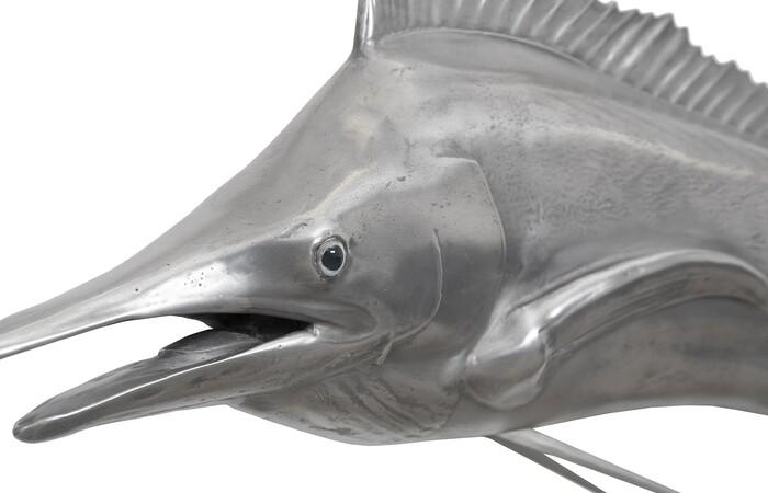 Blue Marlin Fish, Aluminum Finish — view 3