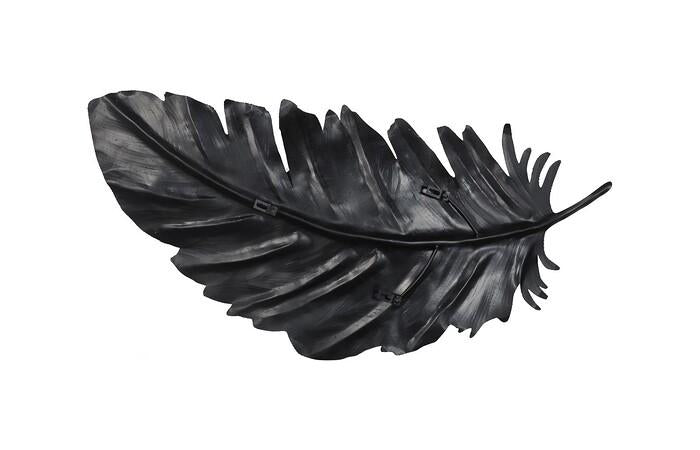 Feather Wall Decor, Metal — view 4