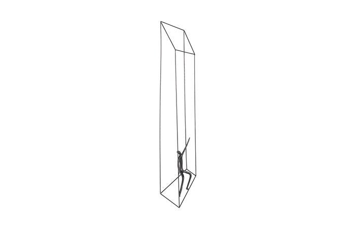 Perspective Wall Art, Rectangular, Sitting — view 2