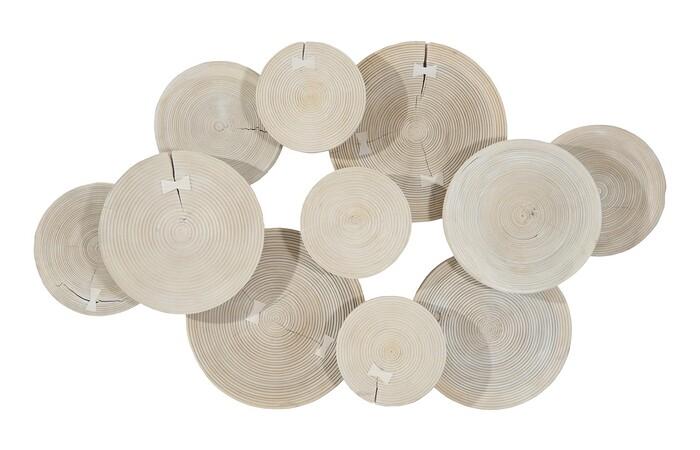Clouds Wall Art, Bleached Finish — One Size, As Shown