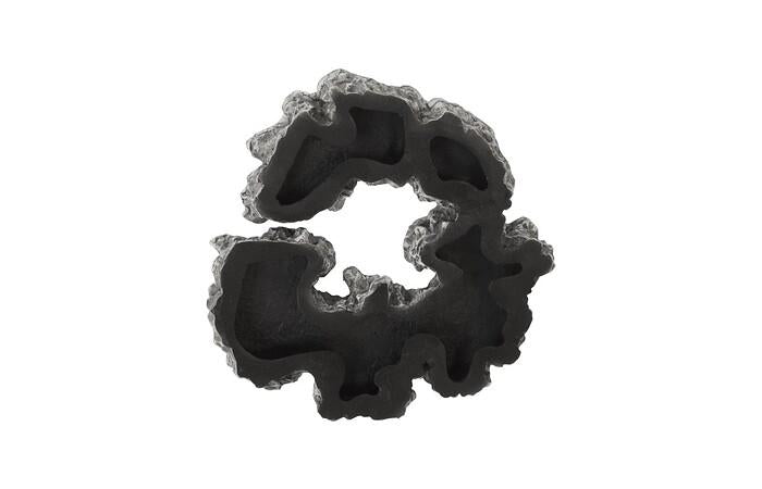Lava Slice Wall Art, Resin, Stainless Steel — view 2