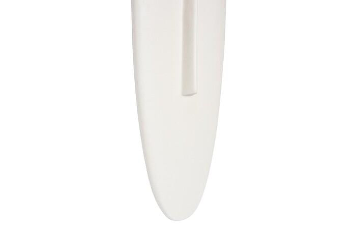 Cycladic Oval Wall Decor, Resin, Off White — view 3