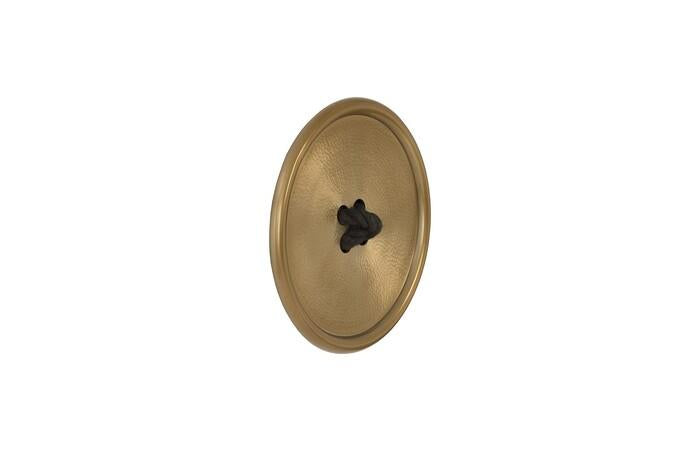 Button Wall Tile, Hammered Metal — view 8