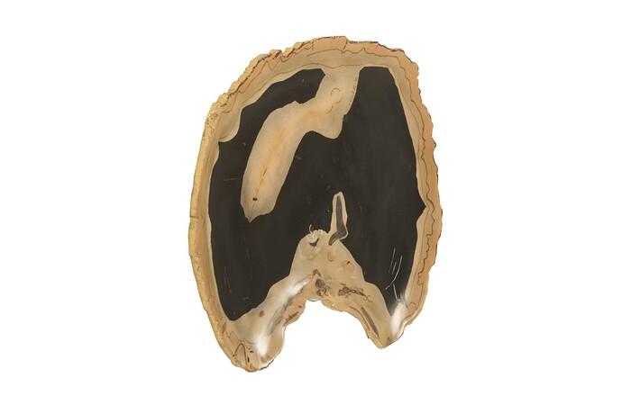 Cast Petrified Wood Wall Tile, Resin, Thin — view 2