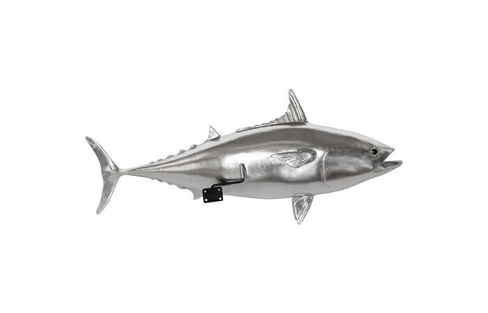 Mackerel Fish Wall Sculpture, Resin — view 4
