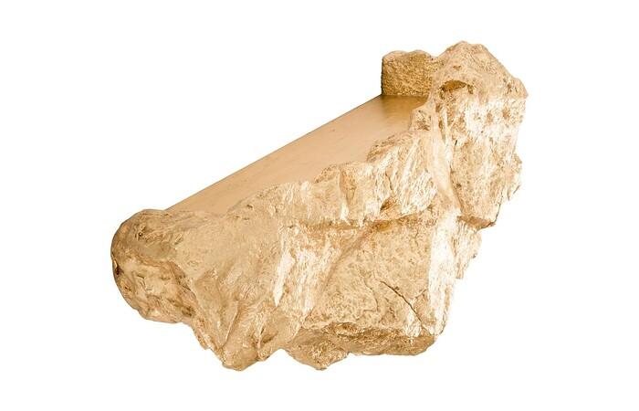 Boulder Shelf, Gold Leaf, LG — view 3