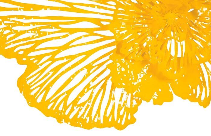 Flower Wall Art, Dandelion, Metal — view 17