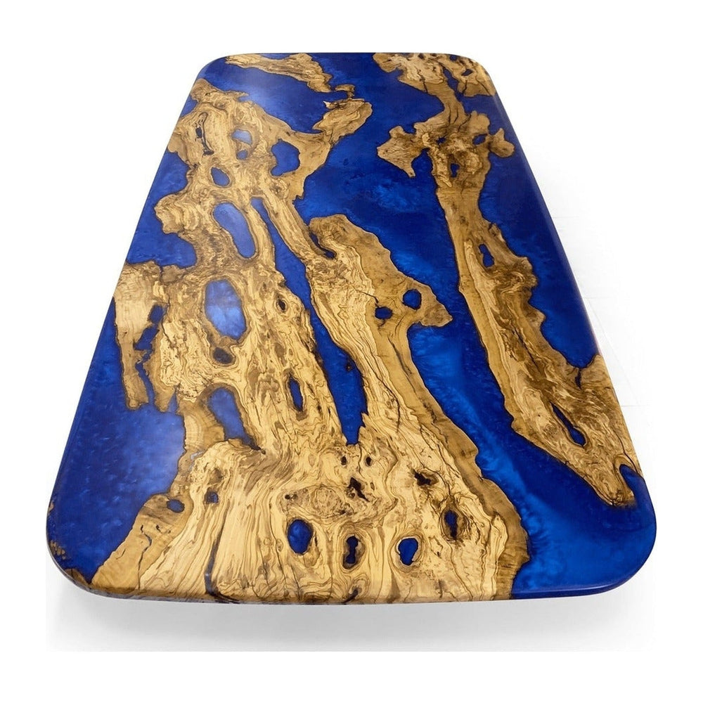 Giona Pearl Blue Olive Dining Table Arditi Collection