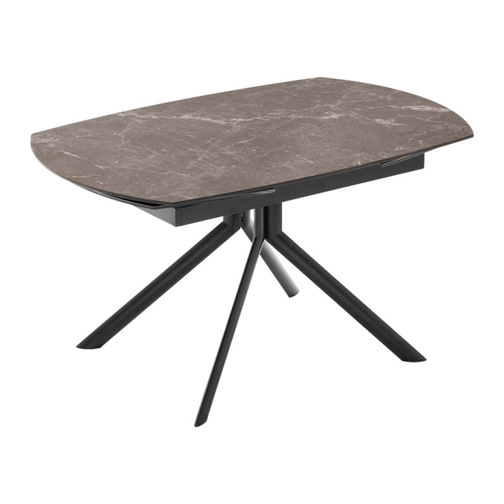 Giove Plus Oval Extendable Dining Table by Connubia, white background