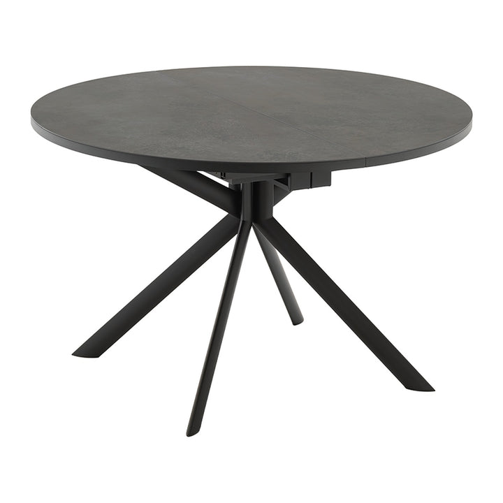 Giove Round Extendable Dining Table by Connubia, white background
