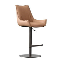GIULIA Bar Stool Hydraulic Golden Rum Mobital