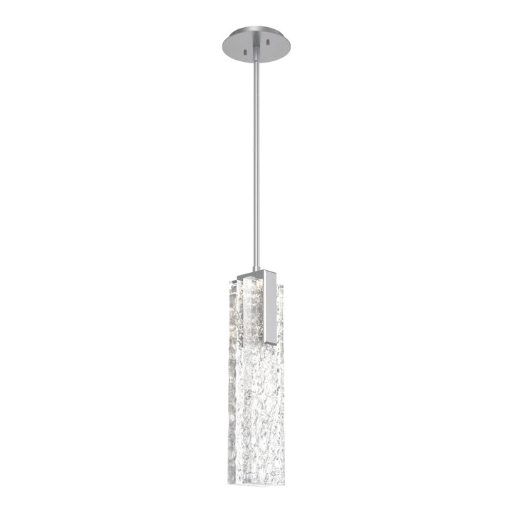 Glacier Pendant by Hammerton Studio in Classic Silver with Clear Cast glass