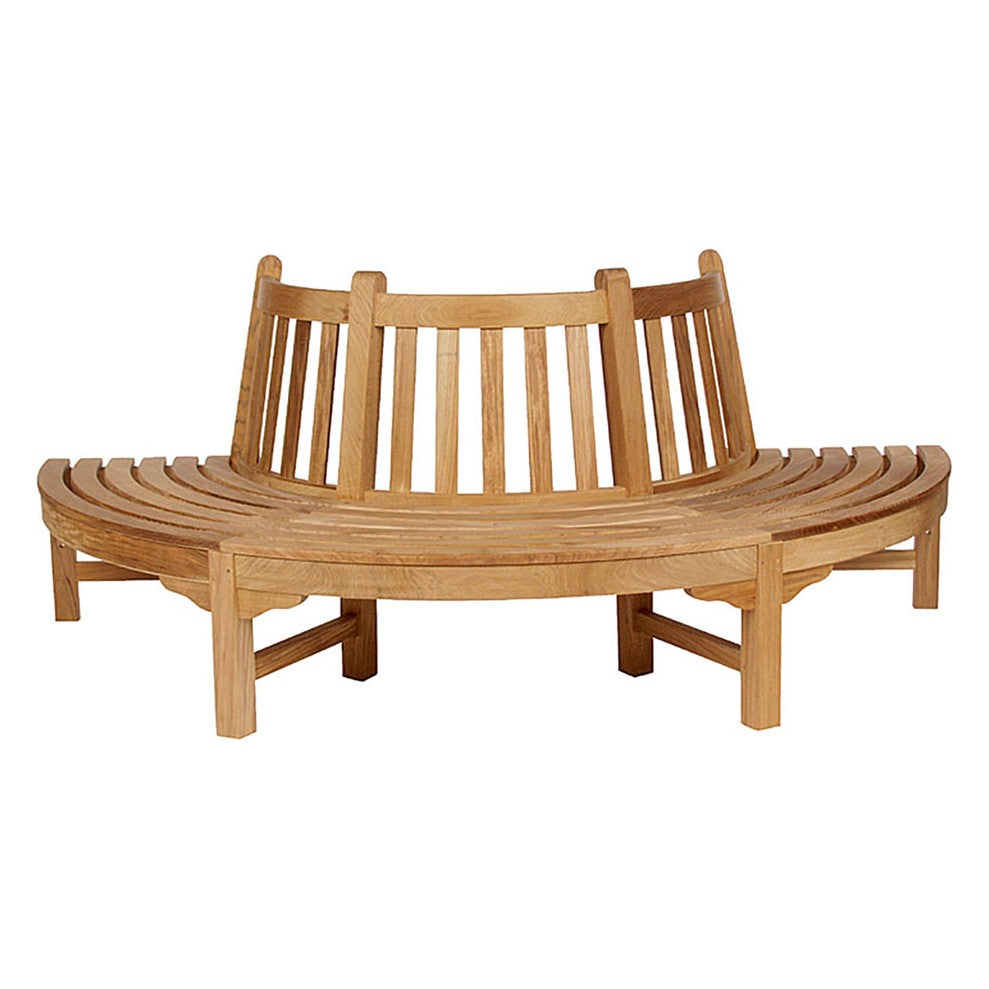 Glenham Circular Tree Seat by Barlow Tyrie, white background