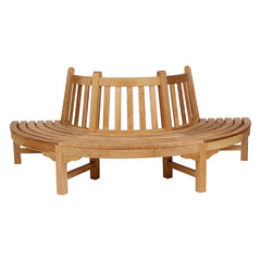 Glenham Circular Tree Seat by Barlow Tyrie, white background