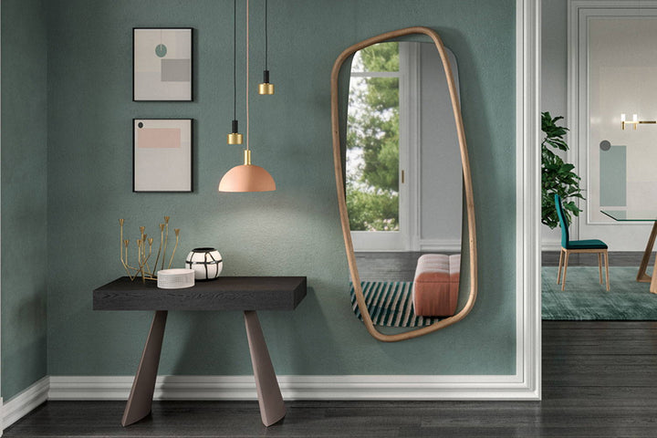 Golden Wood Mirror