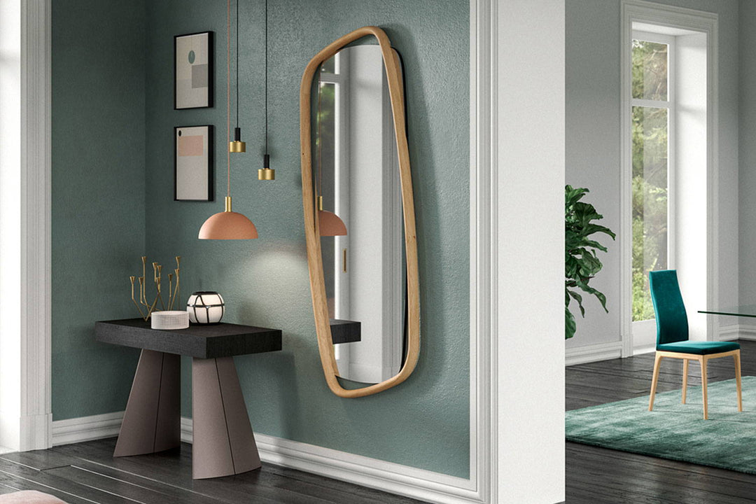 Golden Wood Mirror