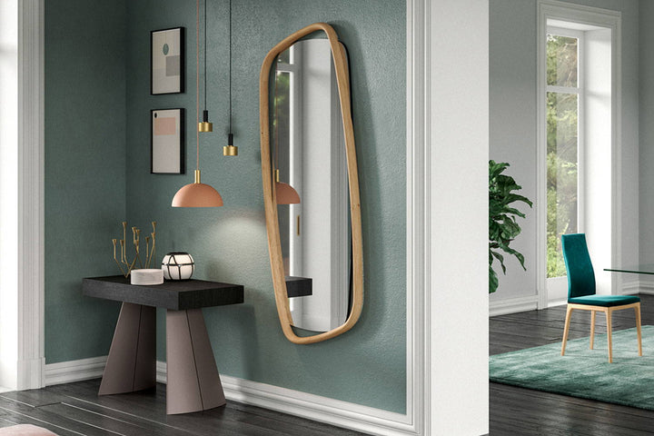 Golden Wood Mirror