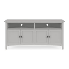 Grace 64" Entertainment Console by Modus in Elephant Grey — product view on a white background