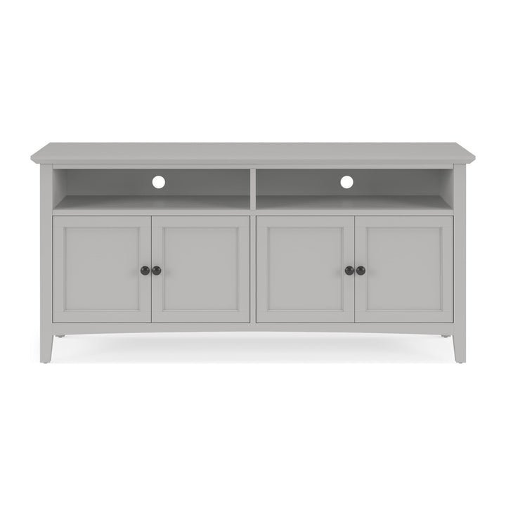 Grace 64" Entertainment Console by Modus in Elephant Grey — product view on a white background