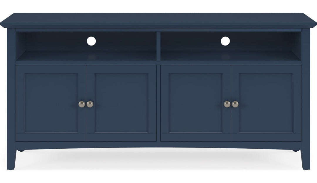Grace 64" Entertainment Console in Blueberry — product view on a white background