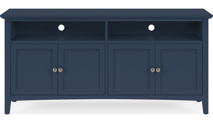 Grace 64" Entertainment Console in Blueberry — product view on a white background