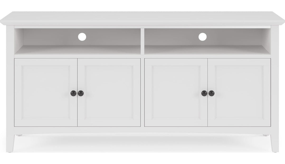 Grace 64" Entertainment Console in Snowfall — product view on a white background