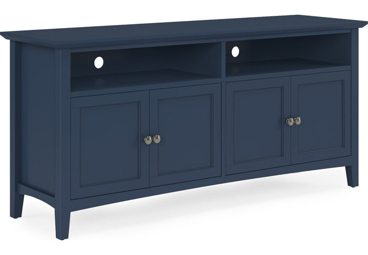 Grace 64" Entertainment Console in Blueberry — product view on a white background