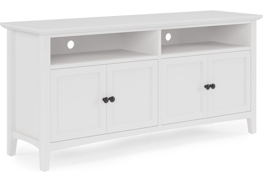 Grace 64" Entertainment Console in Snowfall — product view on a white background
