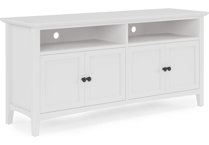 Grace 64" Entertainment Console in Snowfall — product view on a white background