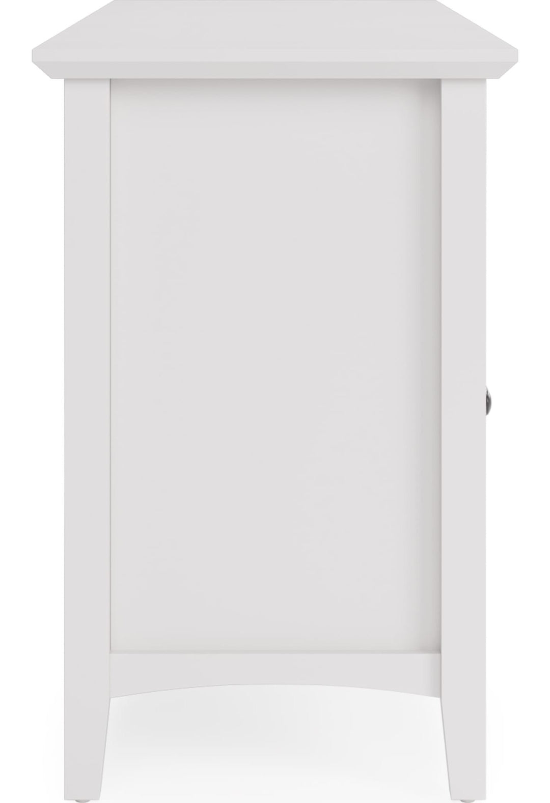 Grace 64" Entertainment Console in Snowfall — product view on a white background