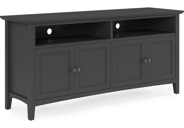 Grace 64" Entertainment Console in Raven — product view on a white background