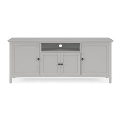 Grace 74" Entertainment Console by Modus in Elephant Grey — product view on a white background